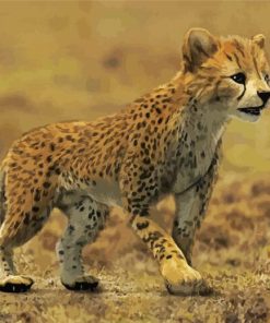 Cheetah Baby Diamond Painting