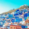 Chefchaouen Blue Houses Diamond Painting