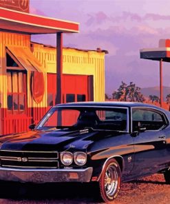 Chevy Chevelle Ss Art Diamond Painting