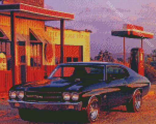 Chevy Chevelle Ss Art Diamond Painting