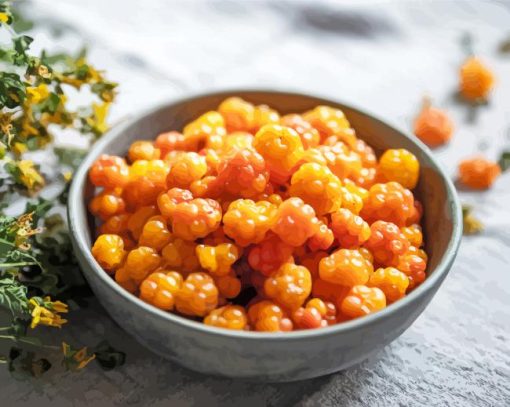 Cloudberry Bowl Diamond Paintings