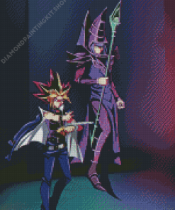 Dark Magician Yu Gi Oh Diamond Painting