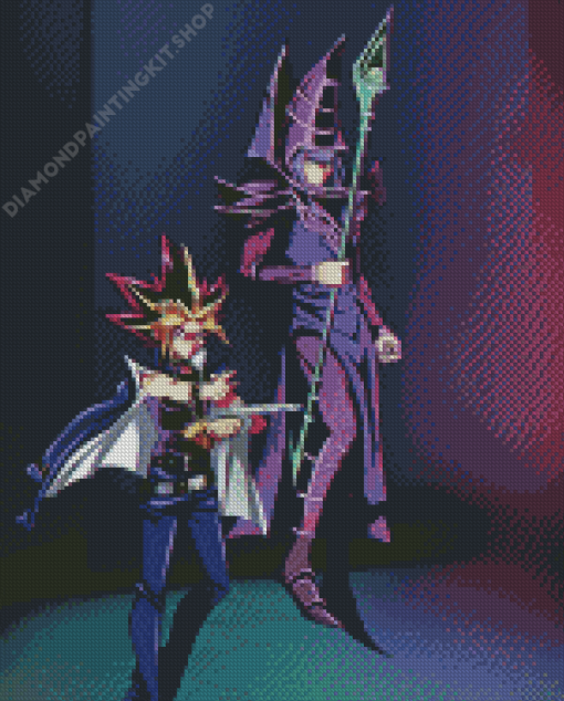 Dark Magician Yu Gi Oh Diamond Painting