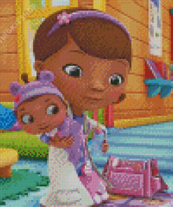 Doc McStuffins Diamond Painting