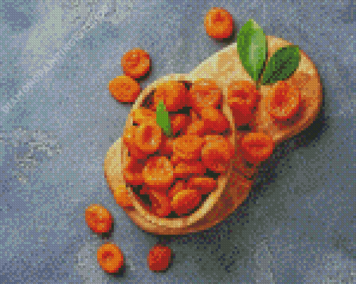 Dried Apricot Fruits Diamond Painting