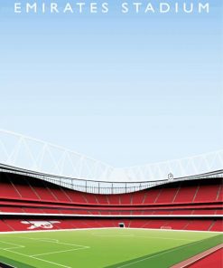 Emirates Stadium Poster Diamond Painting