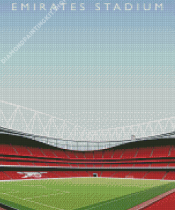 Emirates Stadium Poster Diamond Painting