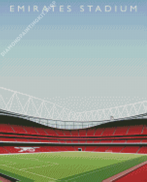 Emirates Stadium Poster Diamond Painting