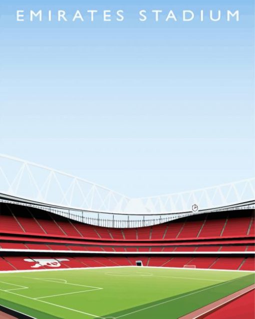 Emirates Stadium Poster Diamond Painting