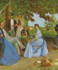 Family Reunion By Frederic Bazille Diamond Painting