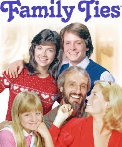 Family Ties Sitcom Poster Diamond Paintings