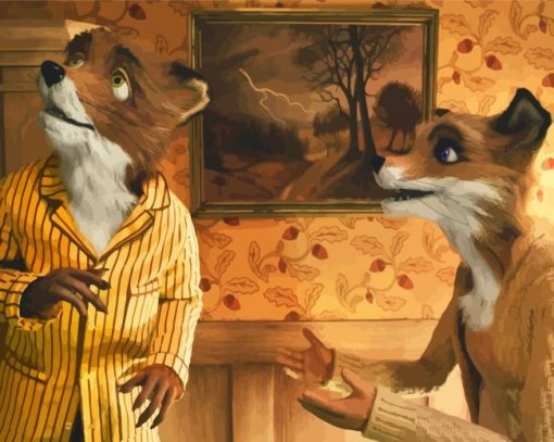 Fantastic Mr Fox Characters Diamond Paintings