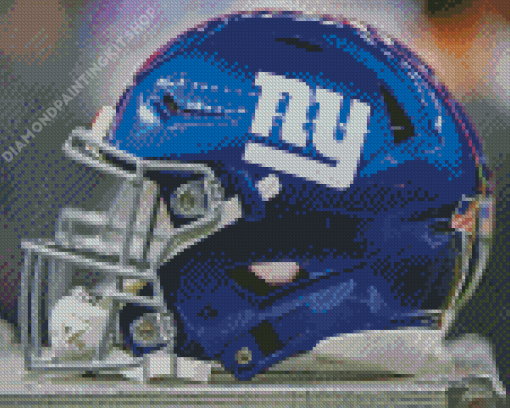 Football Giants Helmet Diamond Paintings