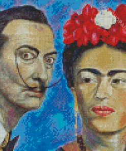 Frida And Dali Diamond Paintings