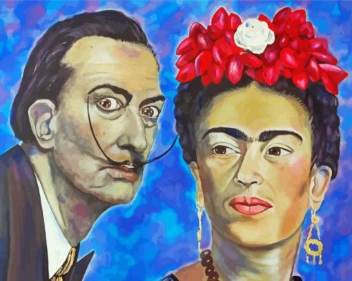 Frida And Dali Diamond Paintings