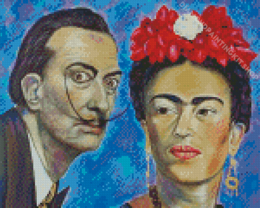 Frida And Dali Diamond Paintings