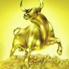 Gold Bull Diamond Paintings