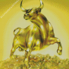 Gold Bull Diamond Paintings