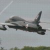 Hawker Hunter Aircraft Bomber Diamond Painting