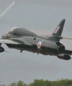 Hawker Hunter Aircraft Bomber Diamond Painting