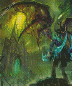 Illidan Stormrage Warcraft Character Diamond Painting