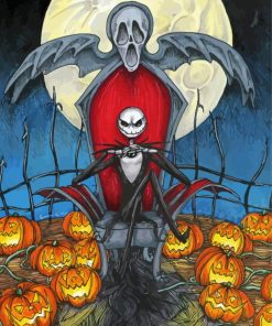 Jack Skellington The Pumpkin King Diamond Paintings