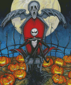 Jack Skellington The Pumpkin King Diamond Paintings