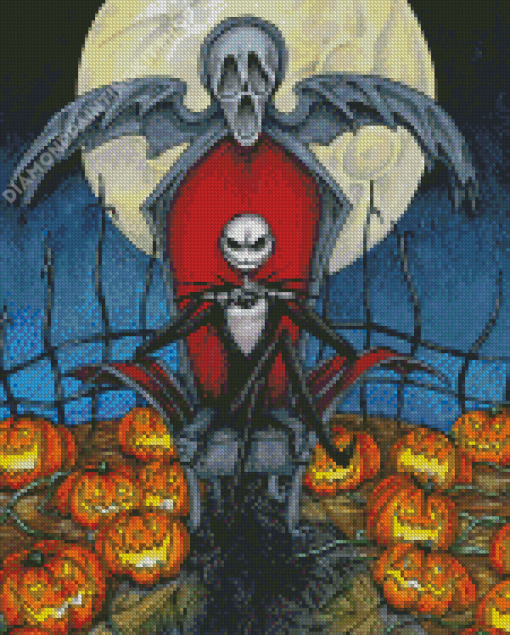 Jack Skellington The Pumpkin King Diamond Paintings