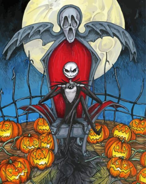 Jack Skellington The Pumpkin King Diamond Paintings