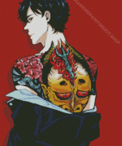 Japanese Mafia Boy Diamond Painting