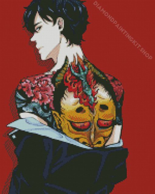 Japanese Mafia Boy Diamond Painting