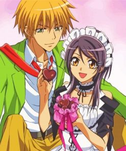 Kaichou Wa Maid Sama Characters Diamond Paintings