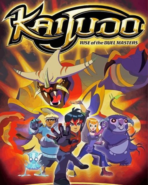 Kaijudo Rise Of The Duel Masters Poster Diamond Painting