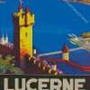 Lake Lucerne Poster Art Diamond Painting