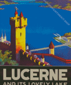 Lake Lucerne Poster Art Diamond Painting