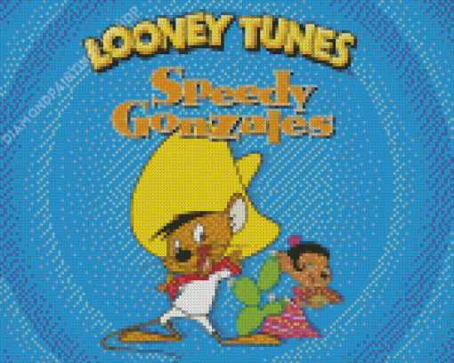 Looney Tunes Speedy Gonzales Poster Diamond Painting