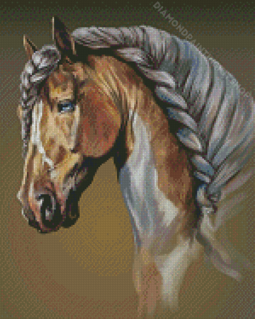 Mare Horse Art Diamond Painting