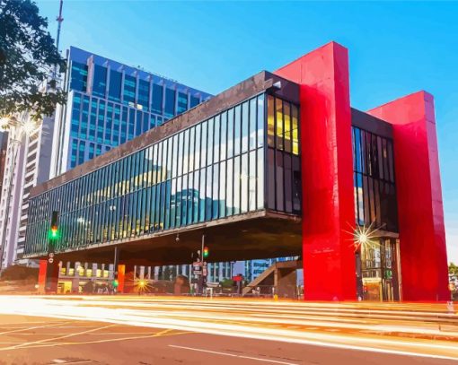 Masp Museum In Sao Paulo Diamond Paintings