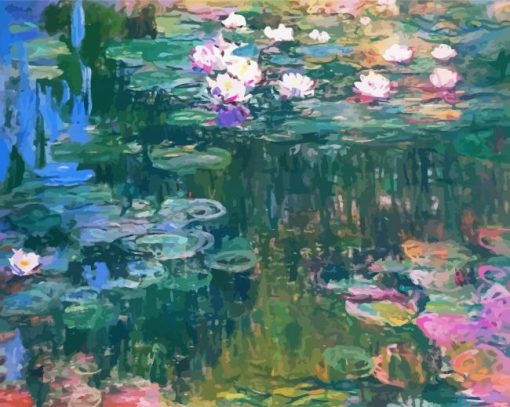 Monet Water Lilies Art Diamond Paintings