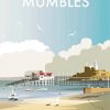 Mumbles Swansea Beach Poster Diamond Paintings