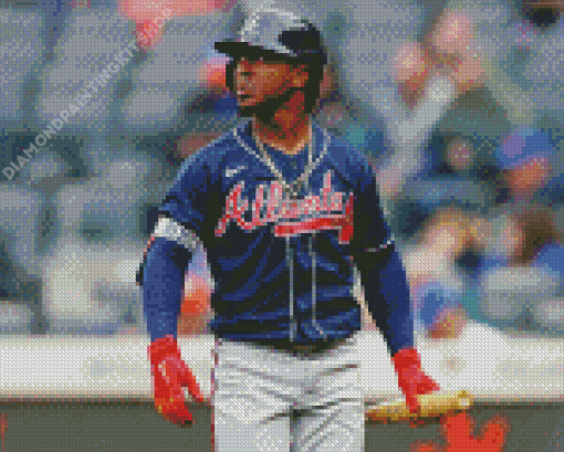 Ozzie Albies Player Diamond Painting