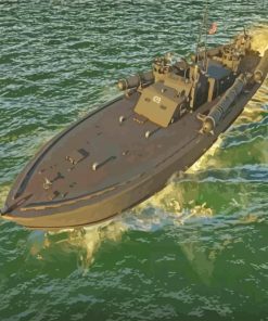 Patrol Torpedo Boat Pt 109 Diamond Paintings