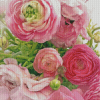 Peonies And Ranunculus Roses Diamond Paintings