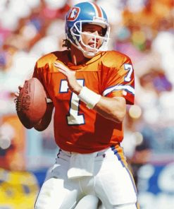 Player John Elway Diamond Painting