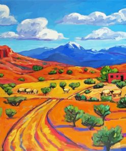 Pueblo Landscapes Diamond Painting