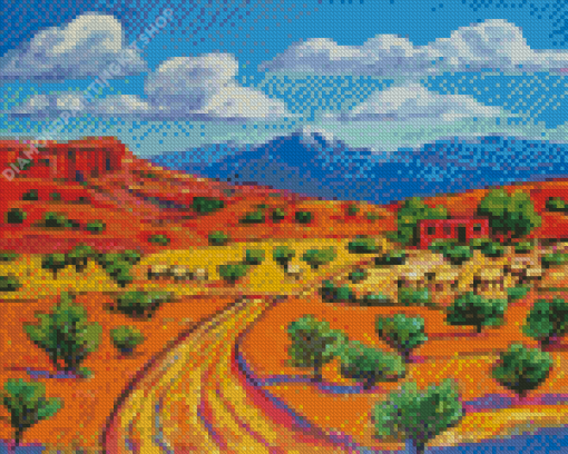 Pueblo Landscapes Diamond Painting