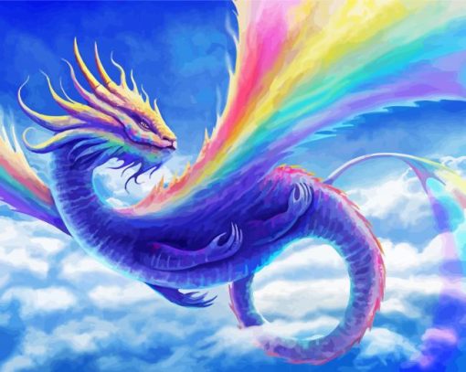 Rainbow Dragon Diamond Paintings