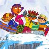 Rocket Power In Snow Diamond Painting