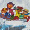 Rocket Power In Snow Diamond Painting