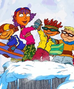 Rocket Power In Snow Diamond Painting